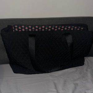Vera Bradley black computer tote